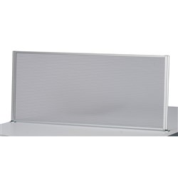 Sylex Ice Screen Desk Partition 900W x 500mmH Framed Translucent