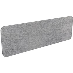 Rapidline Desk Mounted Eco Panel Screen 1190W x 27D x 400mmH Marble Grey
