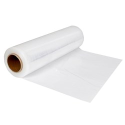 Marbig Professional Blown Hand Film Roll 500mm x 350m 17 Micron Clear Carton Of 6