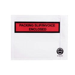 Marbig Professional Packing Slip/Invoice Envelope 150mm x 115mm White Box Of 1000