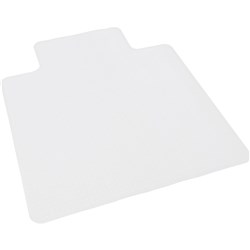 Rapidline Chair Mat Dimpled Base For Low Pile Carpet 115 x 135cm Frosted